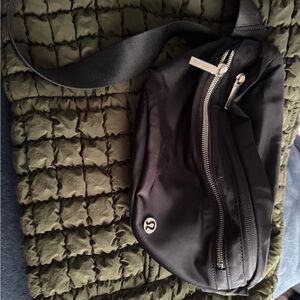 lululemon Black Belt Bag
